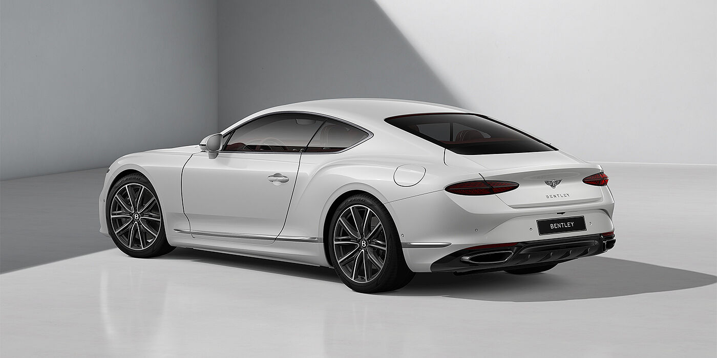 Bentley Düsseldorf Bentley Continental GT coupe in Snow Quartz paint and 21" Ten Spoke wheels - rear 3/4