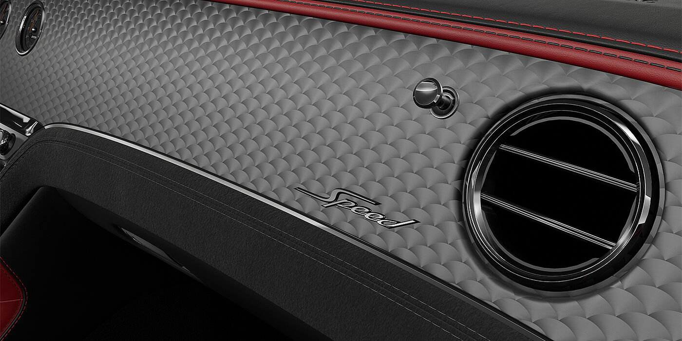 Bentley Düsseldorf Bentley Continental GTC Speed convertible veneer in Diamond Brushed Dark Tint Aluminium