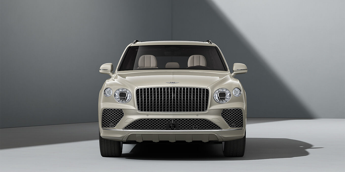Bentley Düsseldorf Bentley Bentayga Azure SUV in White Sand paint and 22" Ten Spoke Polished wheels - full front