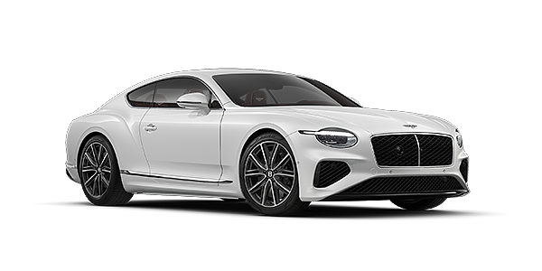 Bentley Düsseldorf Bentley Continental GT coupe in Snow Quartz paint and 21" Ten Spoke wheels - front 3/4