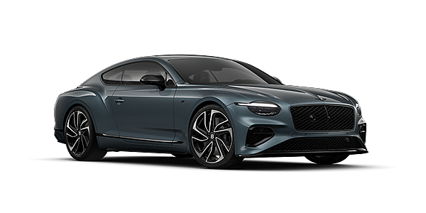 Bentley Düsseldorf Bentley Continental GT S coupe in Thunder blue paint front 3/4