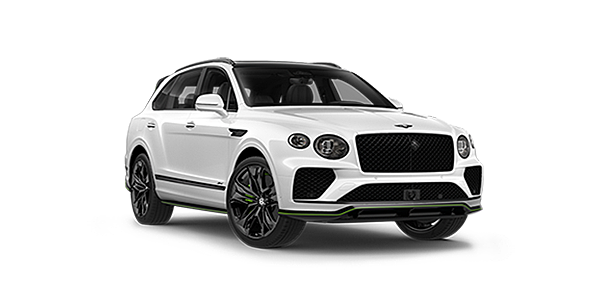 Bentley Düsseldorf Bentley Bentayga Speed SUV in Snow Quartz Pearlescent white paint