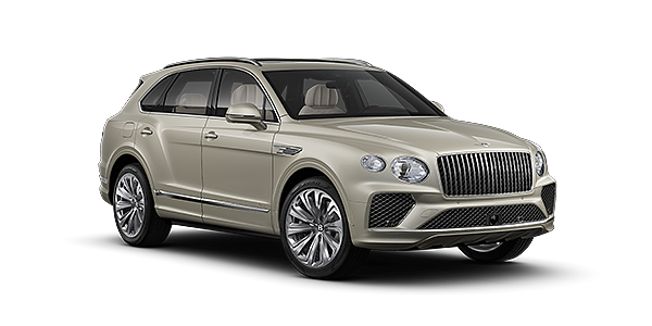 Bentley Düsseldorf Bentley Bentayga Azure SUV in White Sand paint and 22" Ten Spoke Polished wheels – front 3/4
